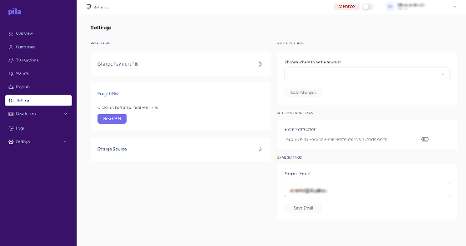 Forgot PIN reset flow