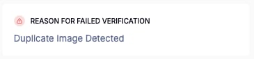 Verification analytics