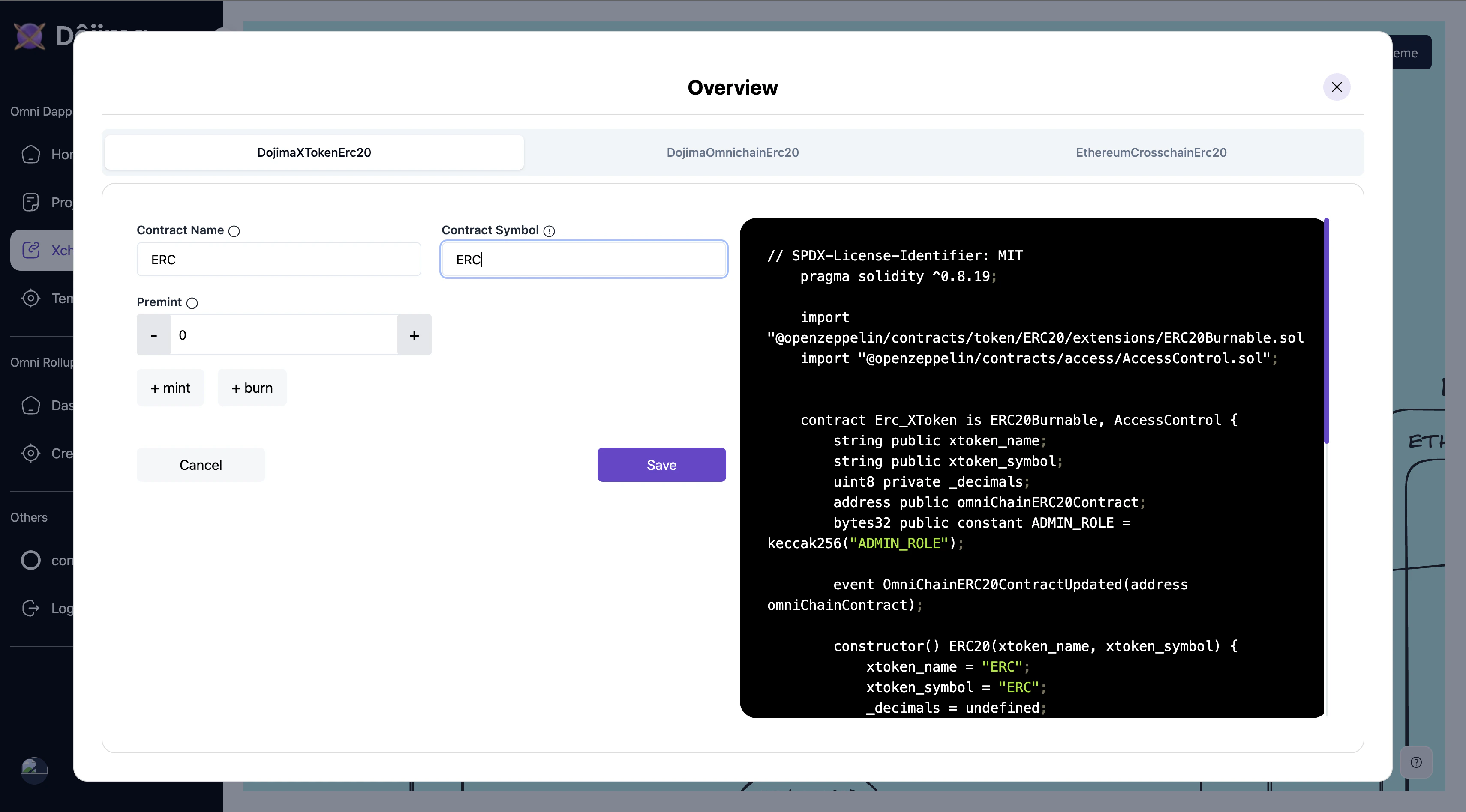 Contracts step1 Screenshot