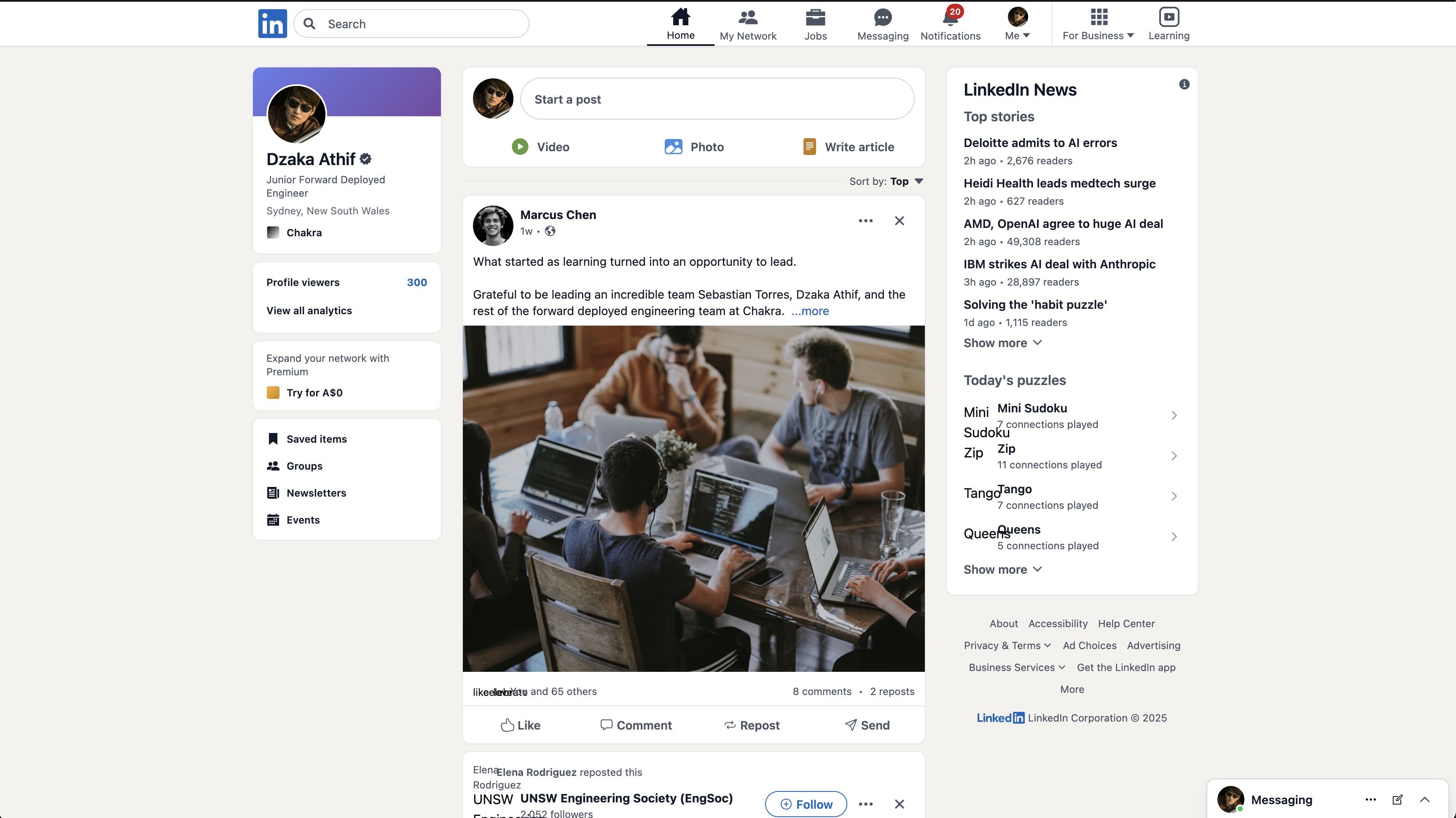 LinkedIn - Dojo
