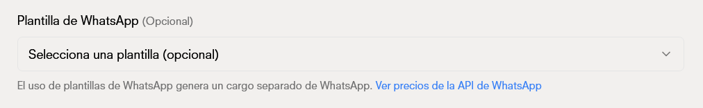 Plantilla de WhatsApp