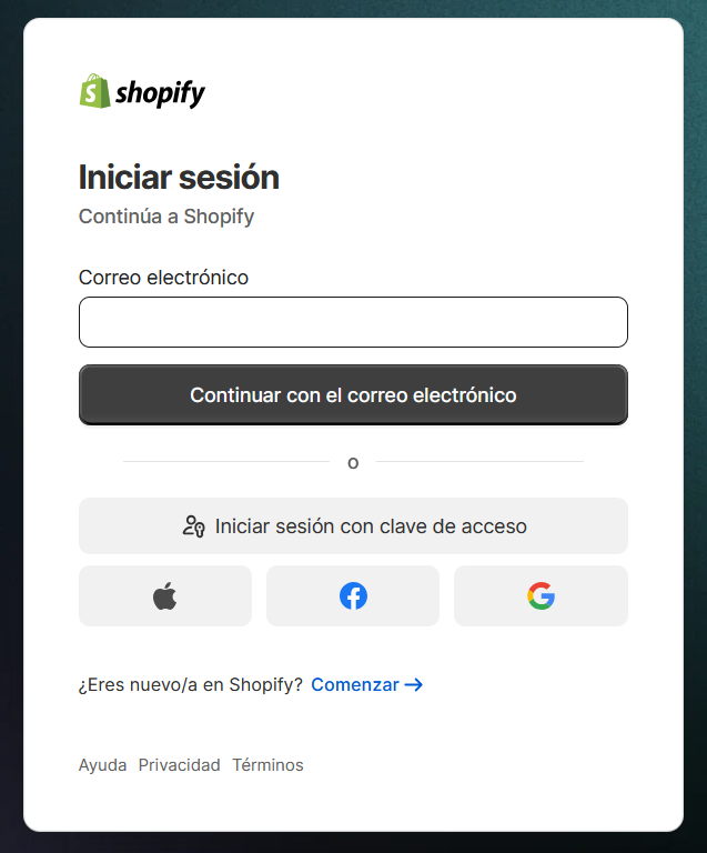 Integrate your Shopify account