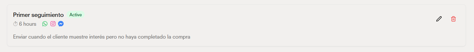 Follow-up management