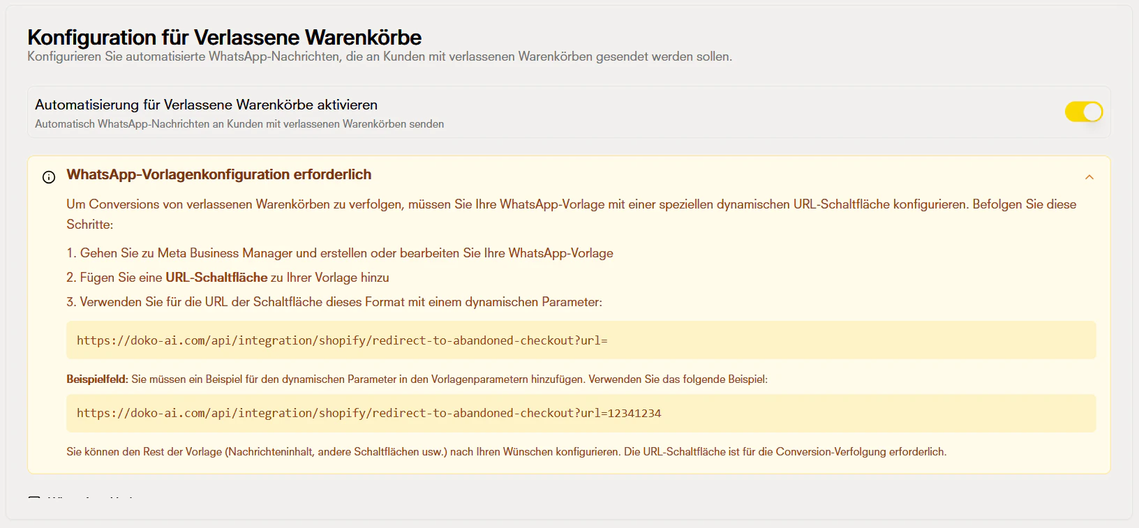 Integrieren Sie Ihr Shopify-Konto