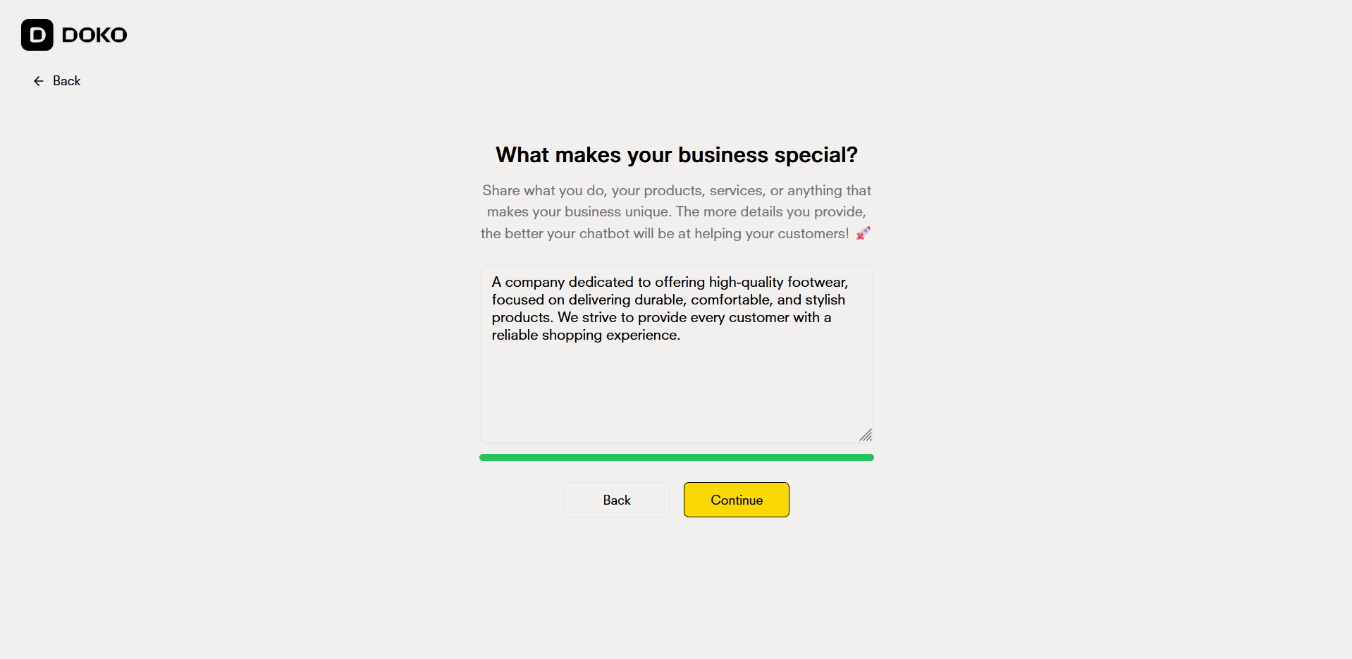 Describe your business