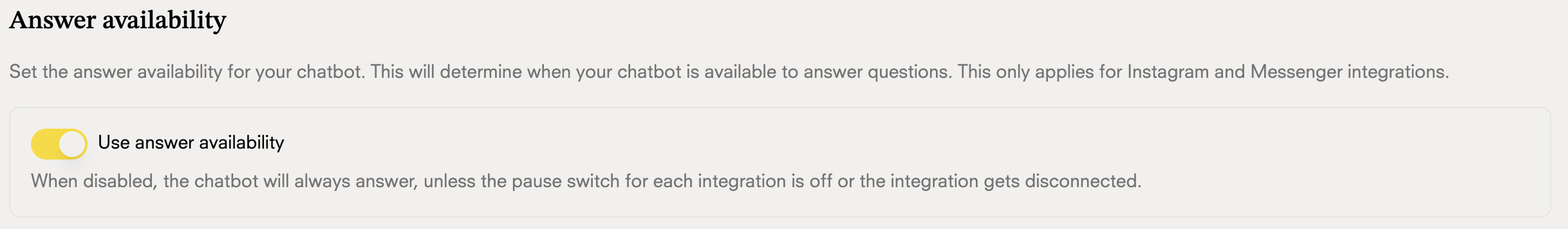 Verfügbarkeitszeitplan