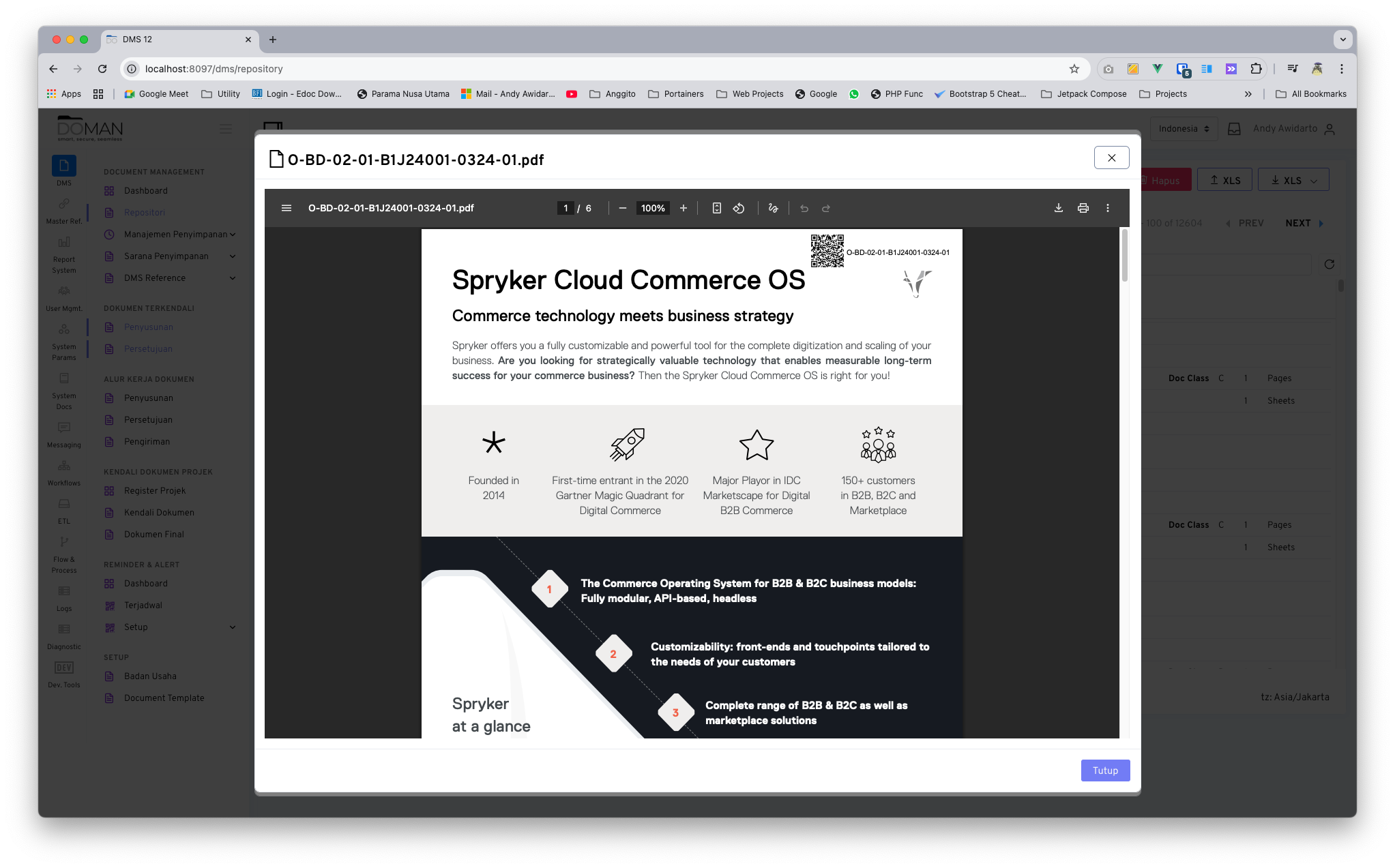 Update Document Page