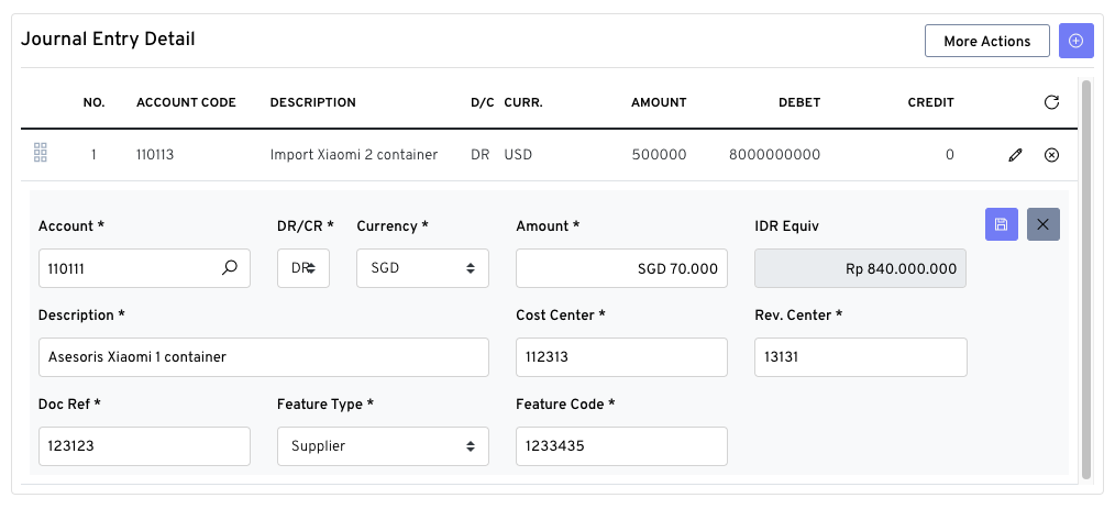 Advanced Repeater Form - Inline Edit