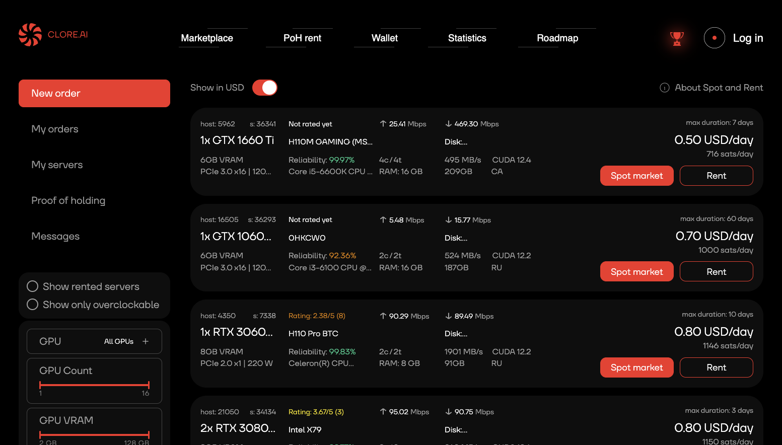 Clore.AI Installation - Quai Network Docs
