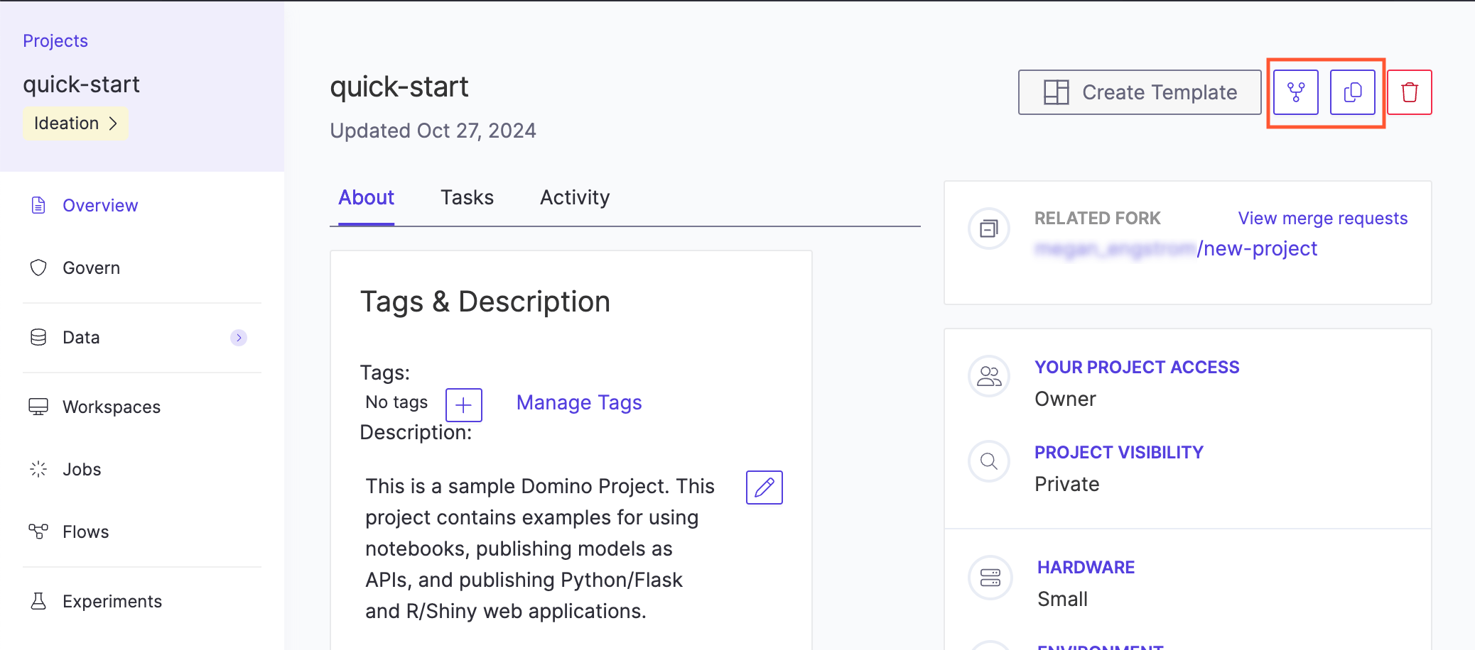 Forked Project