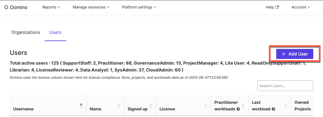 Add user