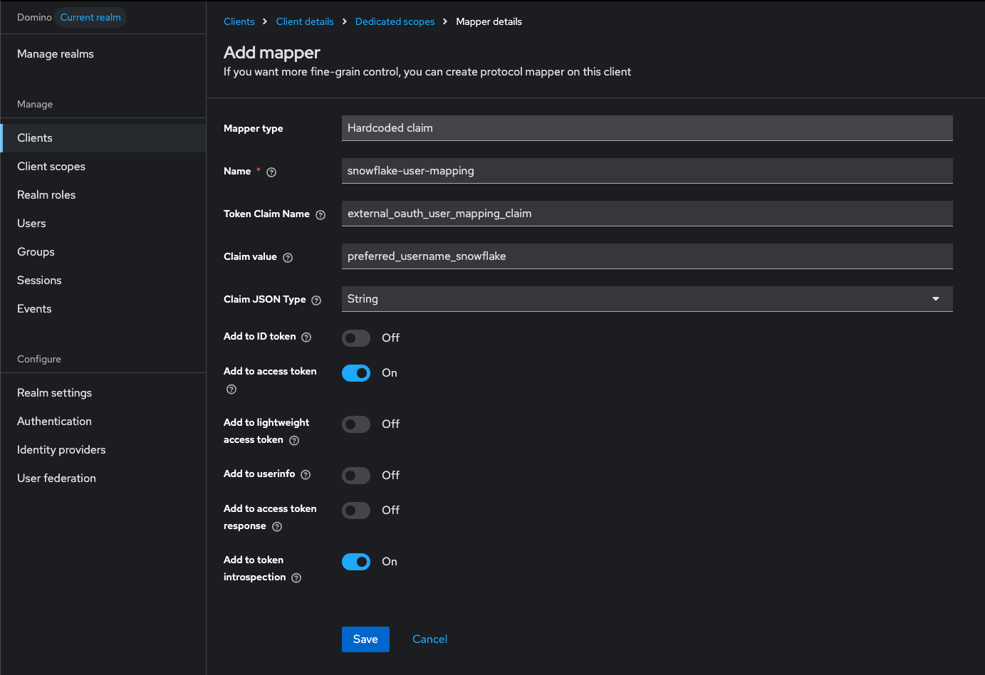External User Mapper