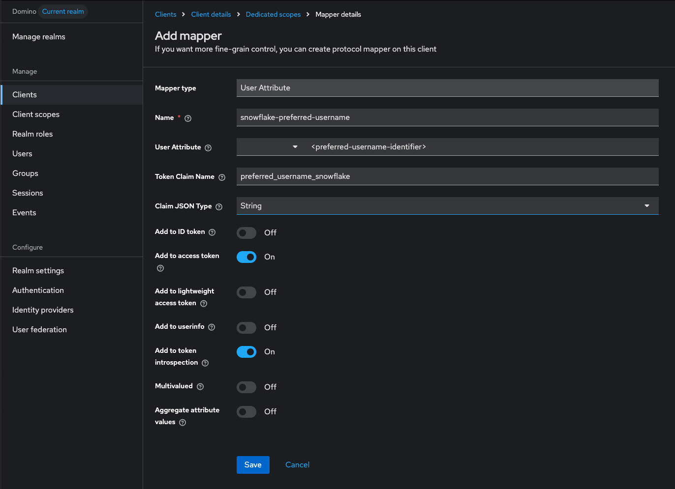 Preferred Username Mapper