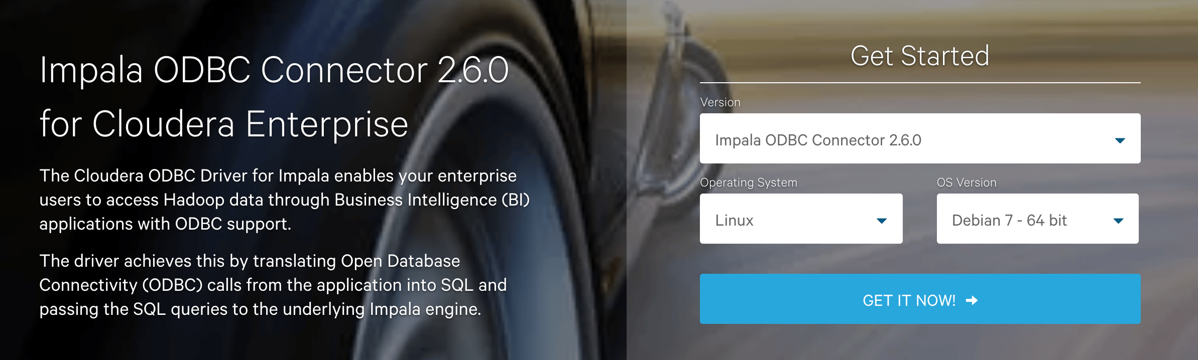 Cloudera ODBC Connector
