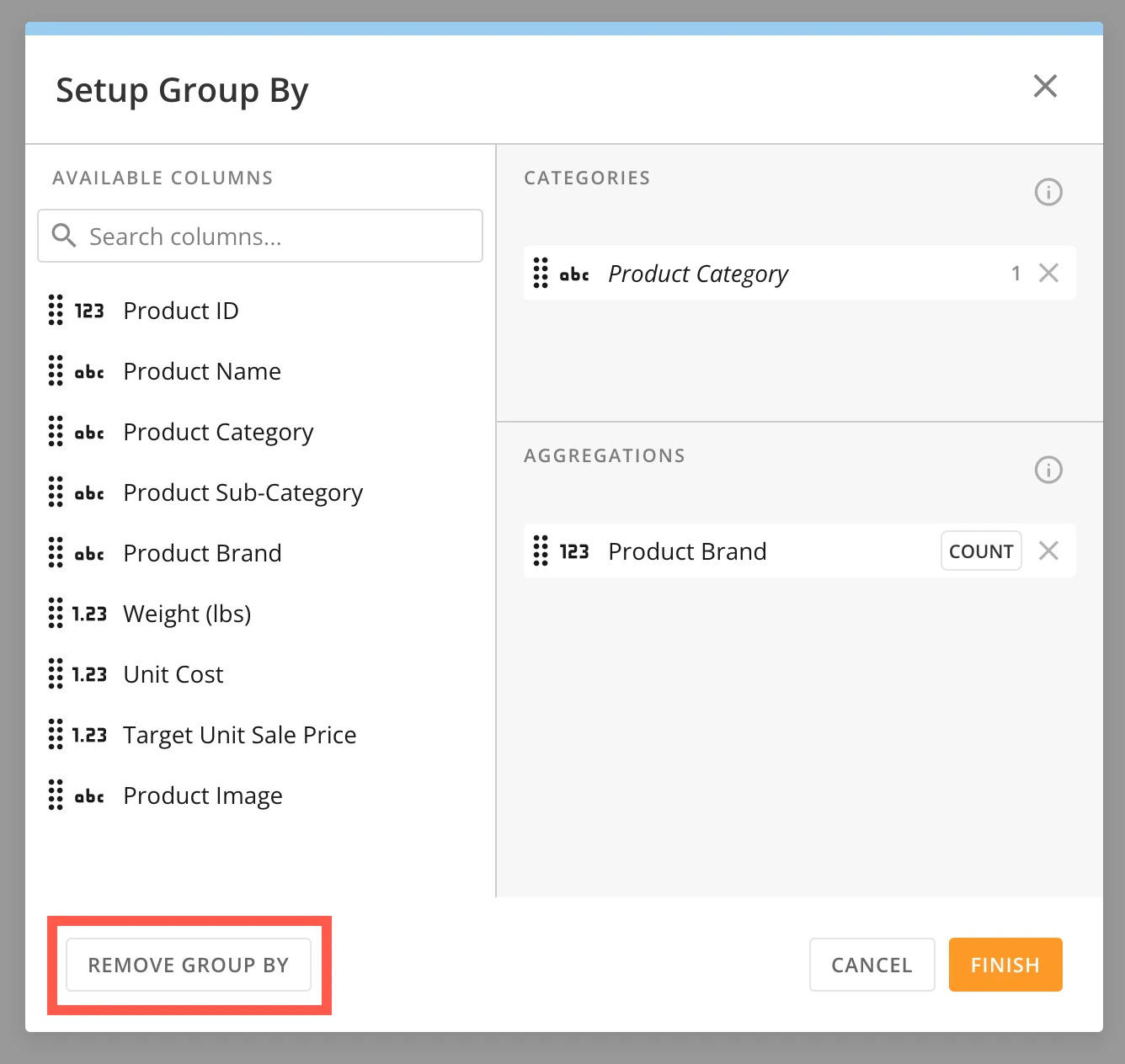 remove group by.jpg