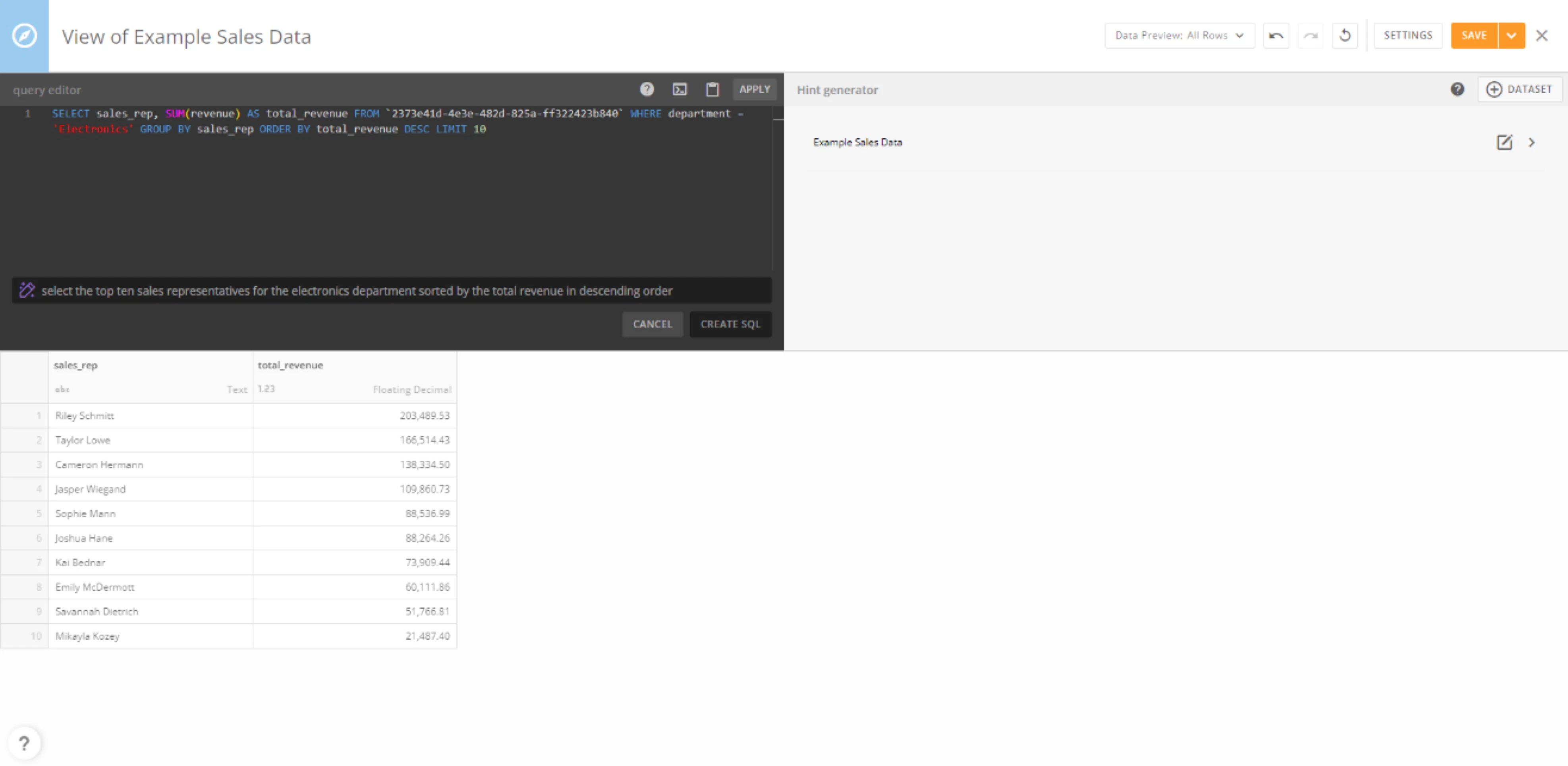 sql editor in dsv.jpeg