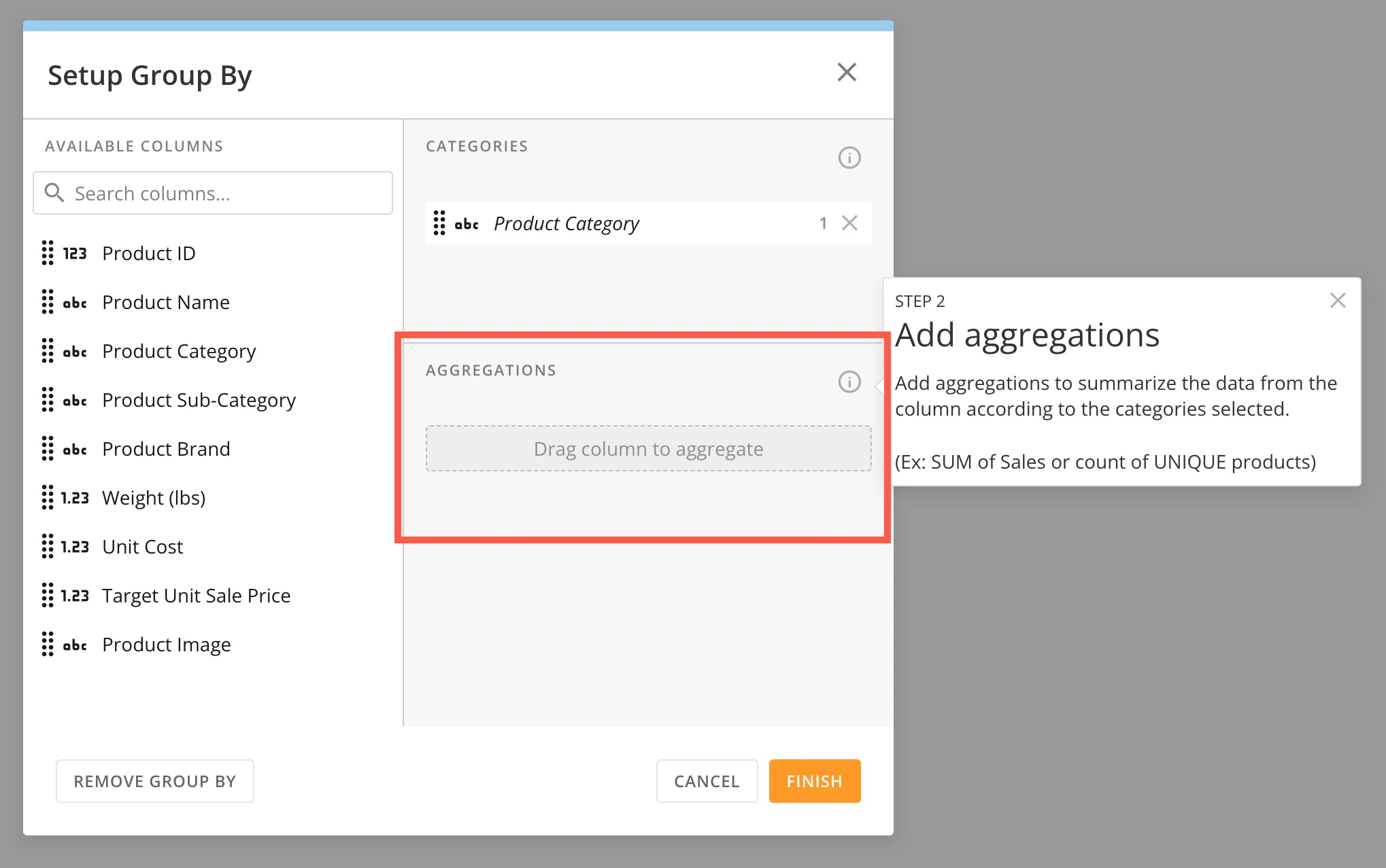 aggregations in modal.jpg