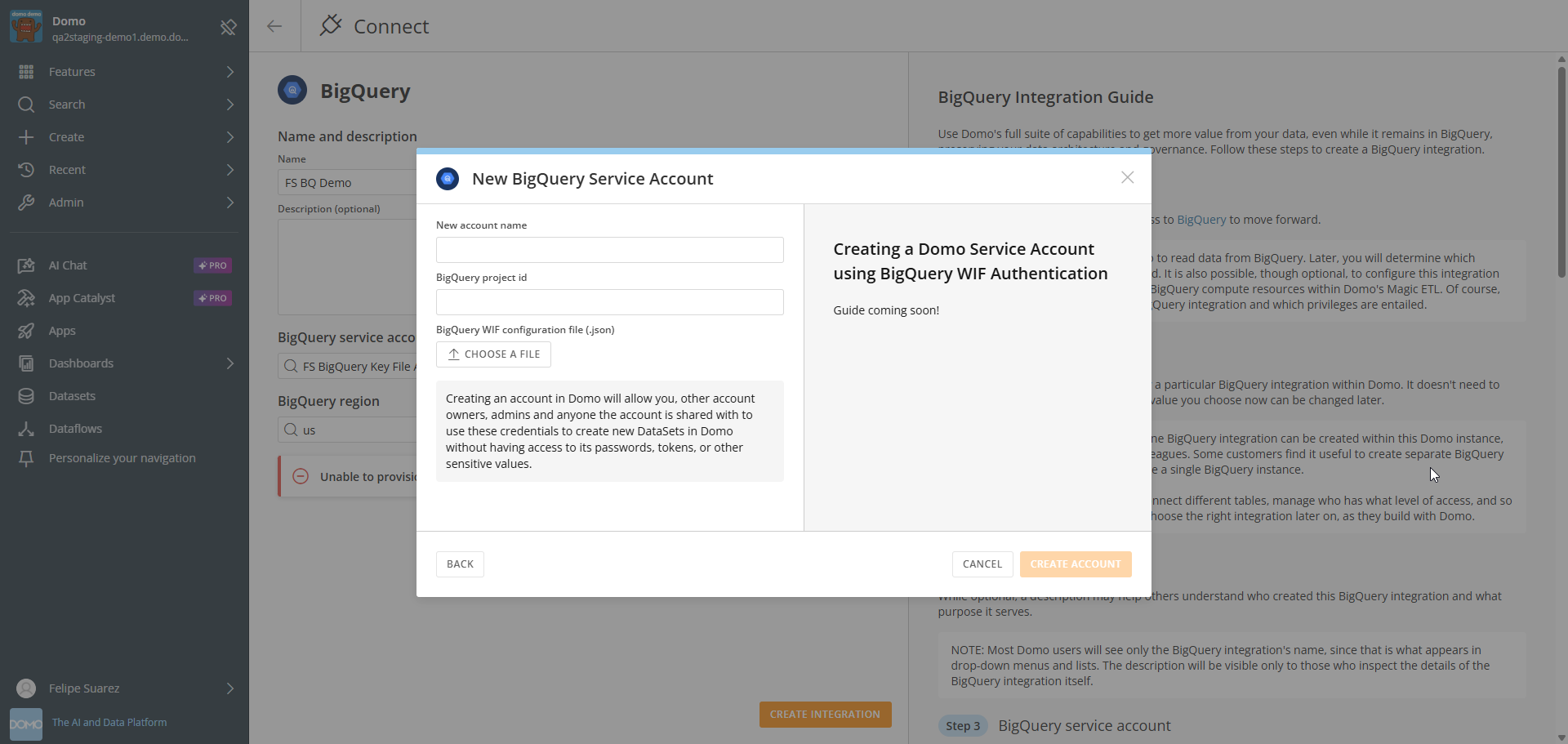 WIF configuration file upload form