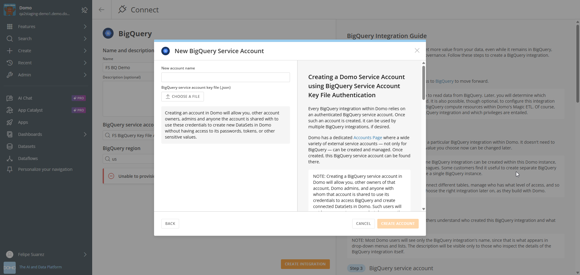 Key file upload form