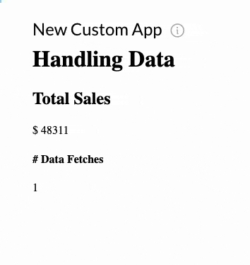 Handling data updates without a page reload