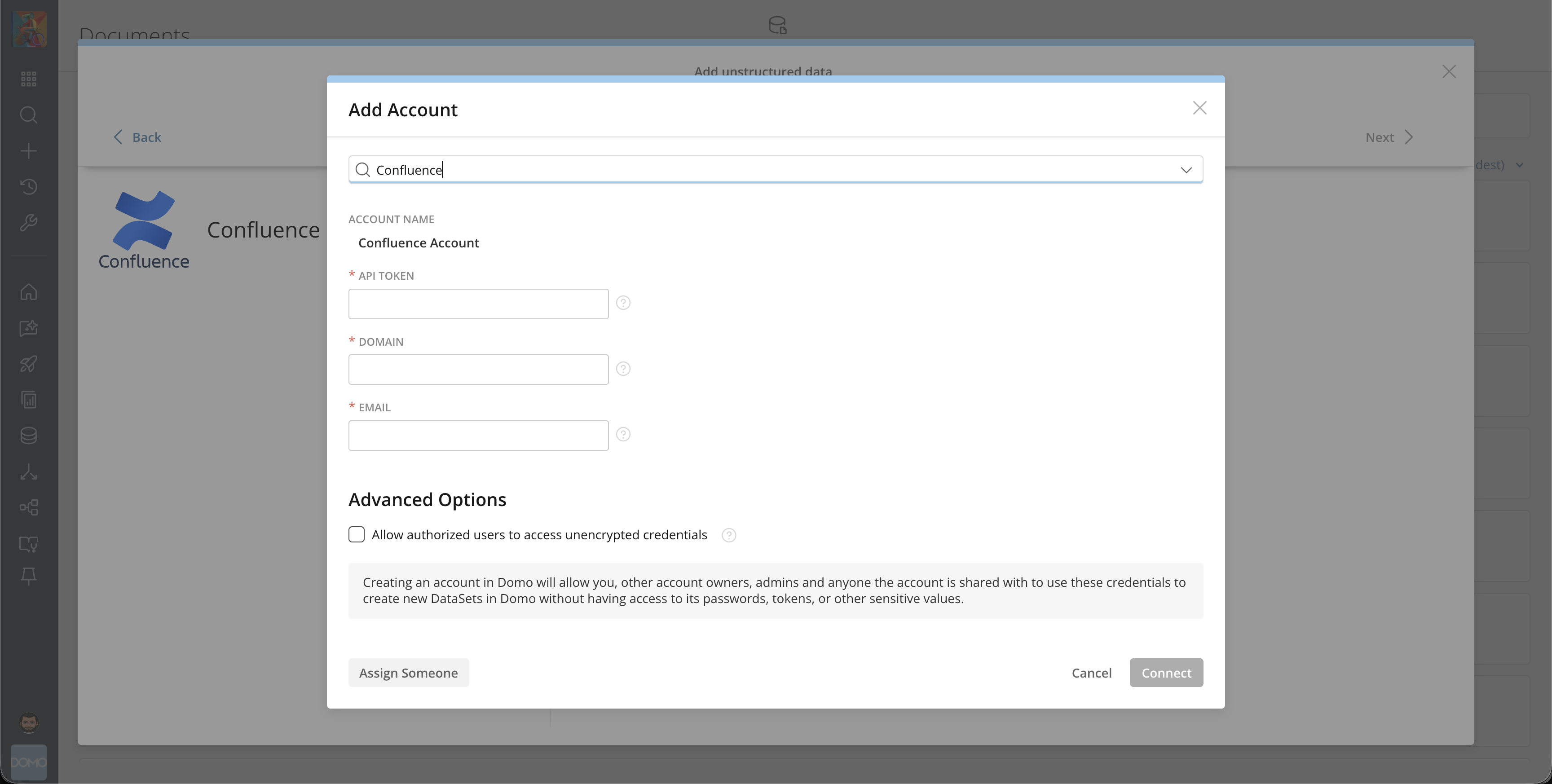 Atlassian API token creation screen