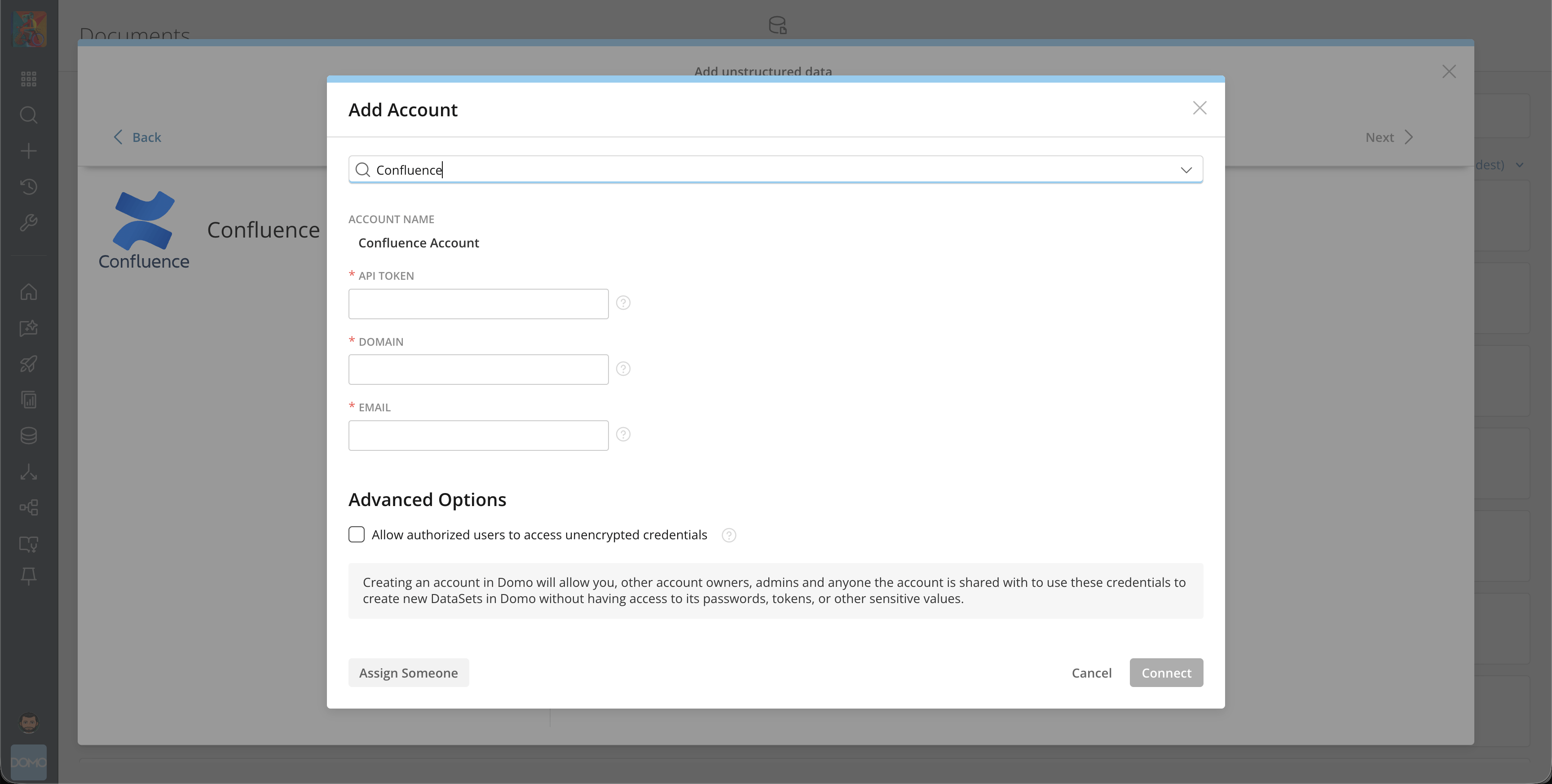 Atlassian API token creation screen