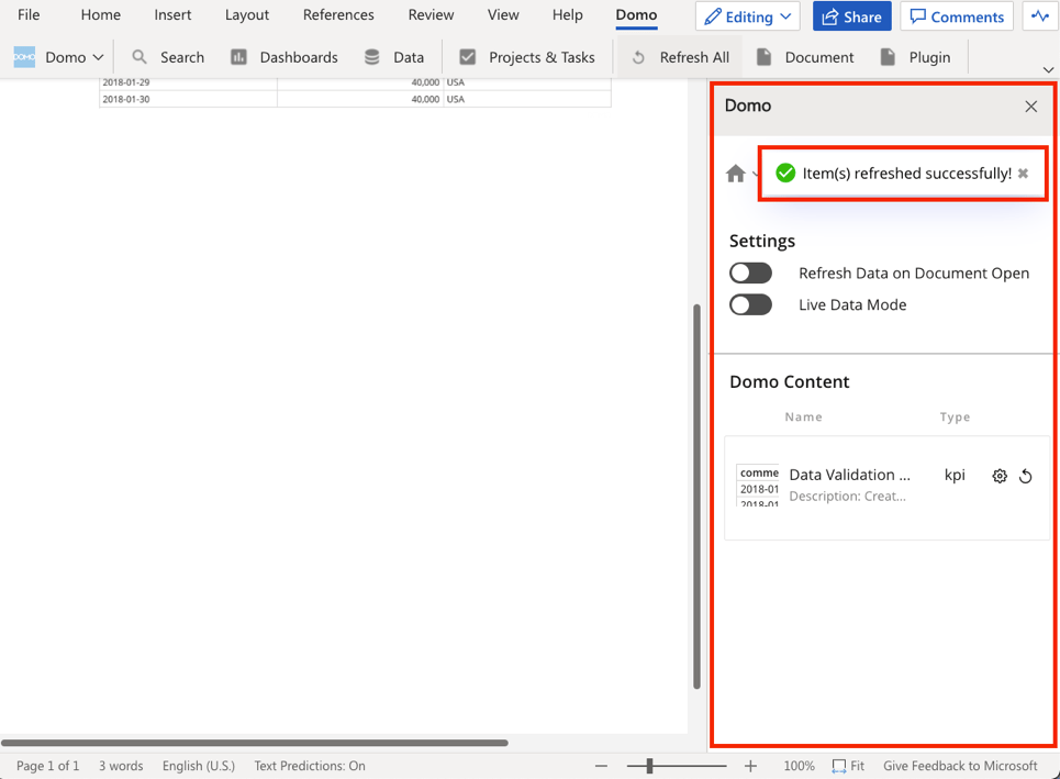 Graphical user interface, application, Word Description automatically generated