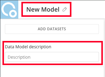 Data Models Name and Description