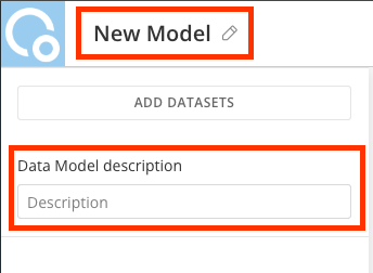 Data Models Name and Description