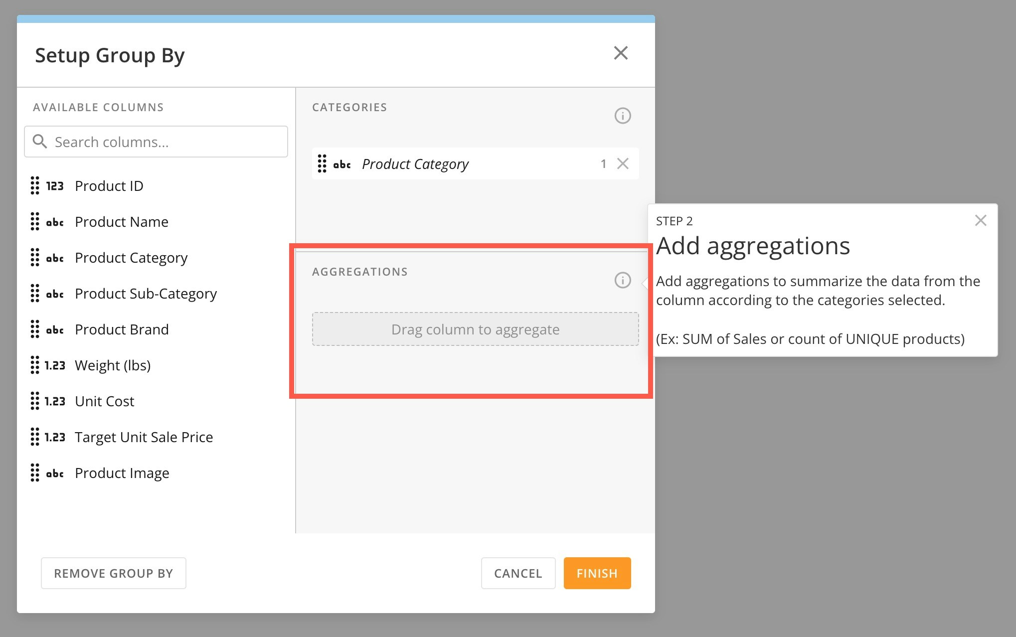 aggregations in modal.jpg