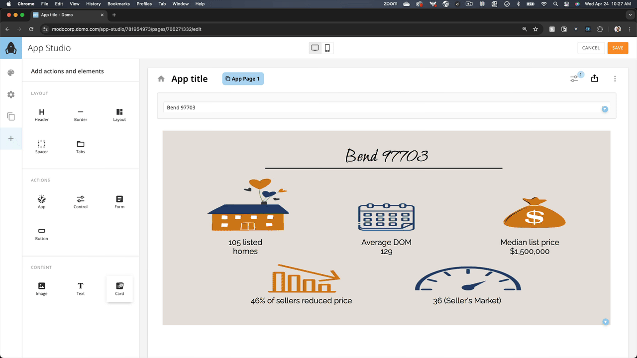 adding chart to app.gif