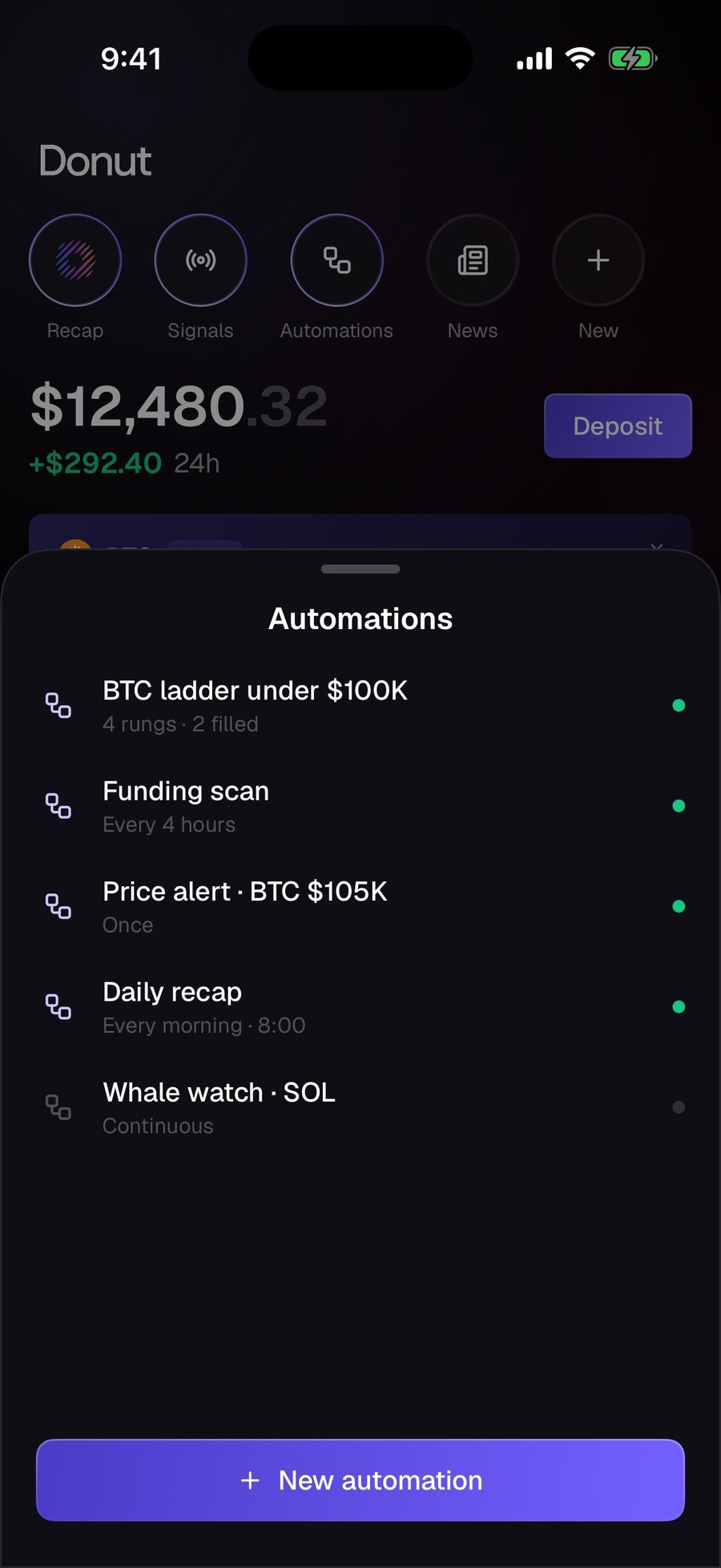 Automations sheet