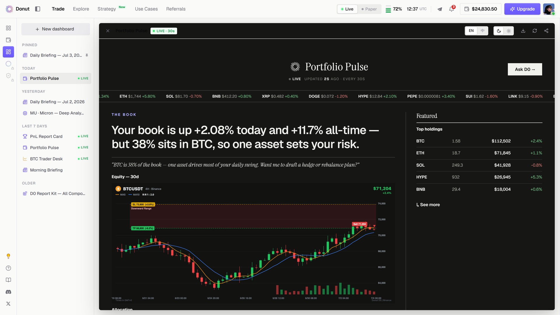 Portfolio Pulse 看板