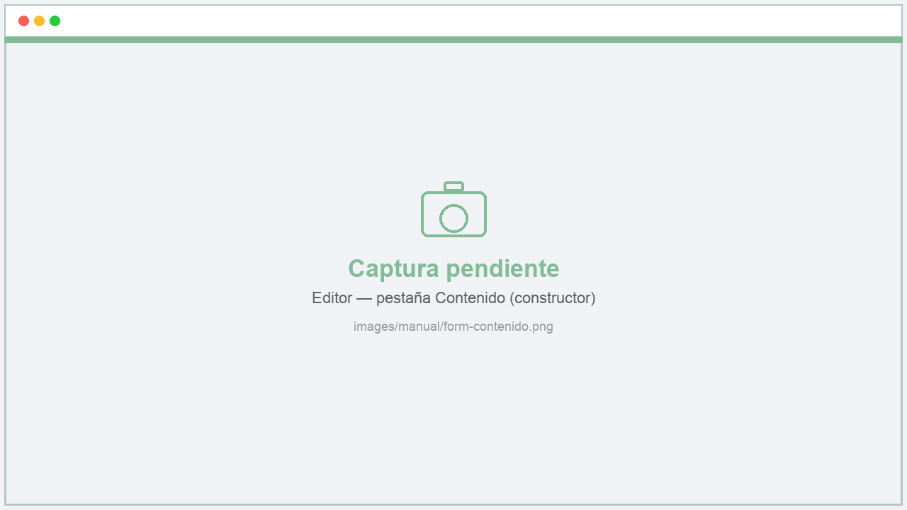 Constructor de formulario