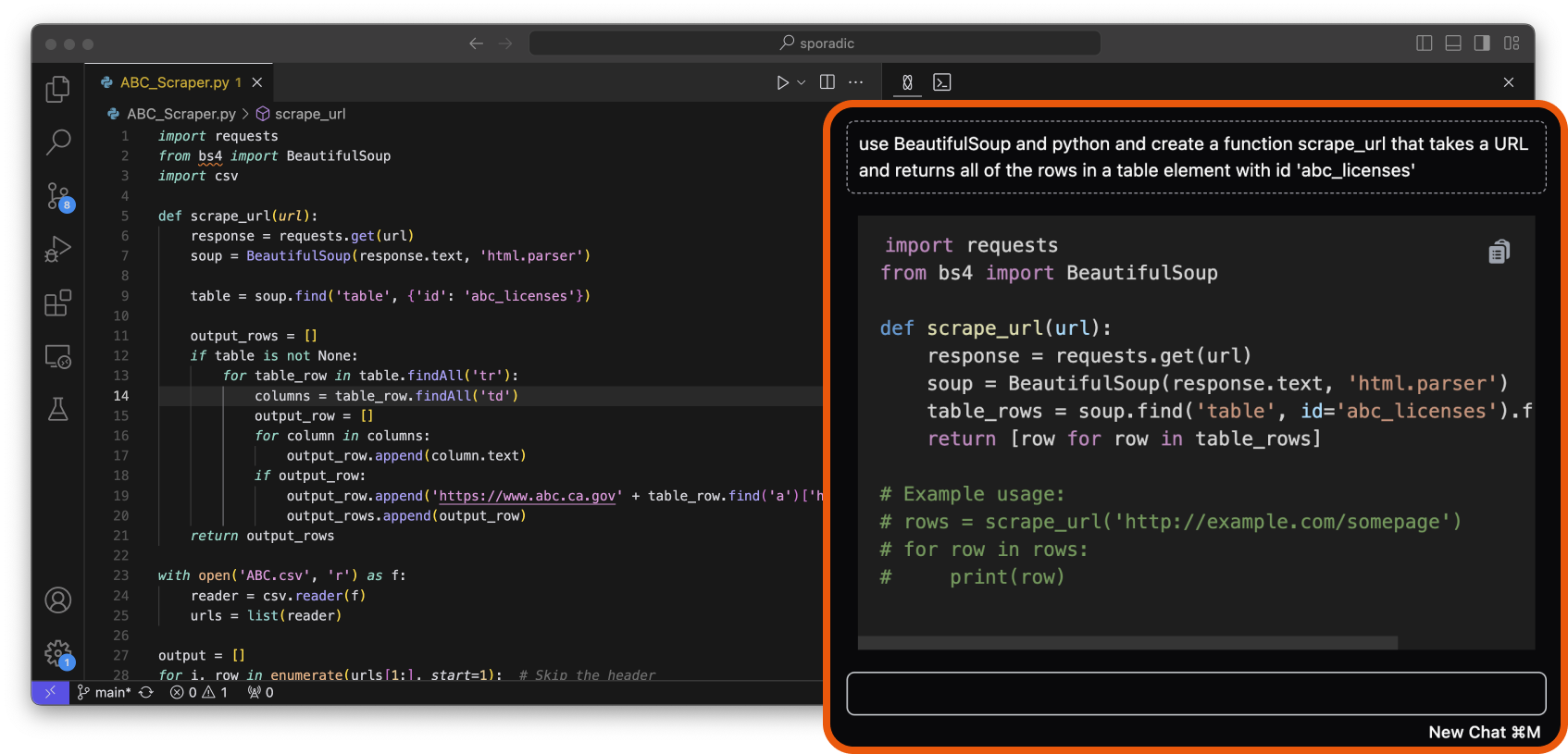 Chat - Double, the AI Coding Copilot