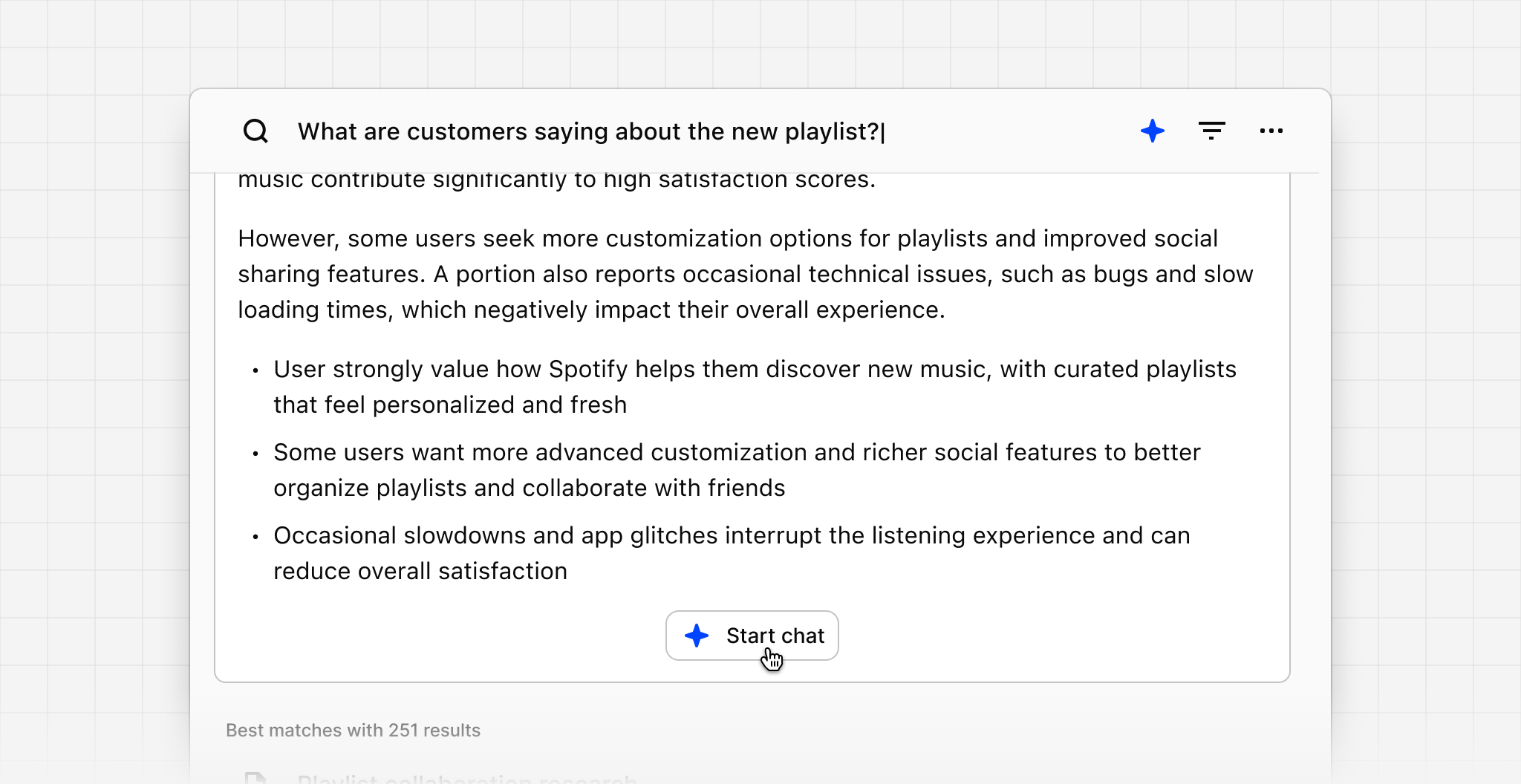 Quick Search results across projects, docs, and highlights