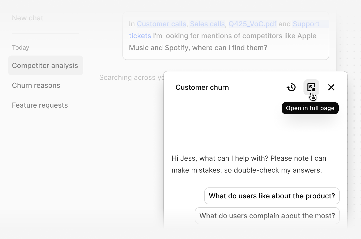 Full Page Chat Figma