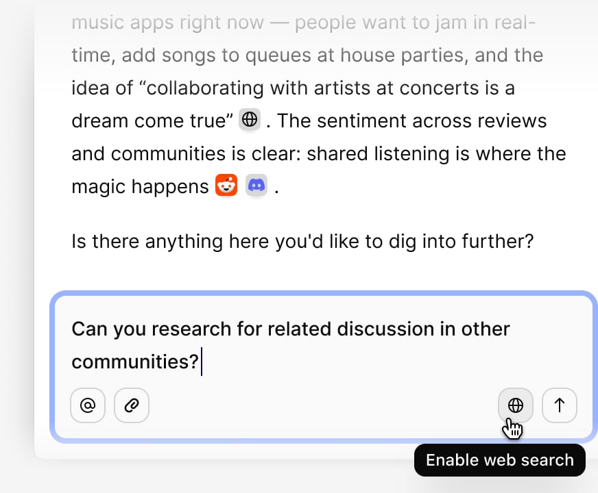 Chat Websearch
