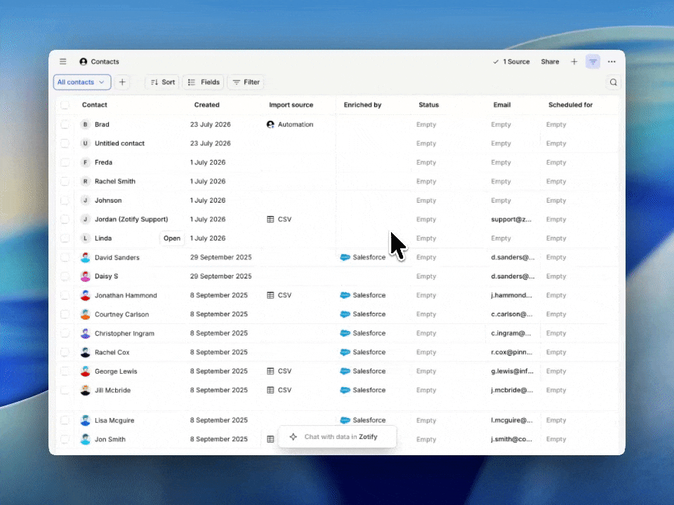 Download Csv