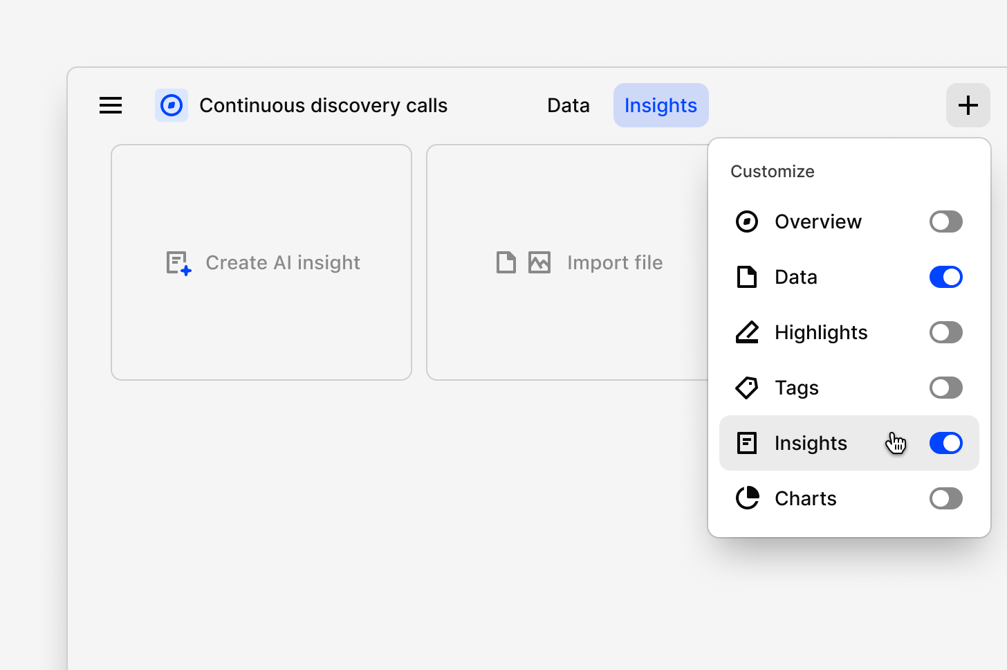 Create Insight From Project Pn