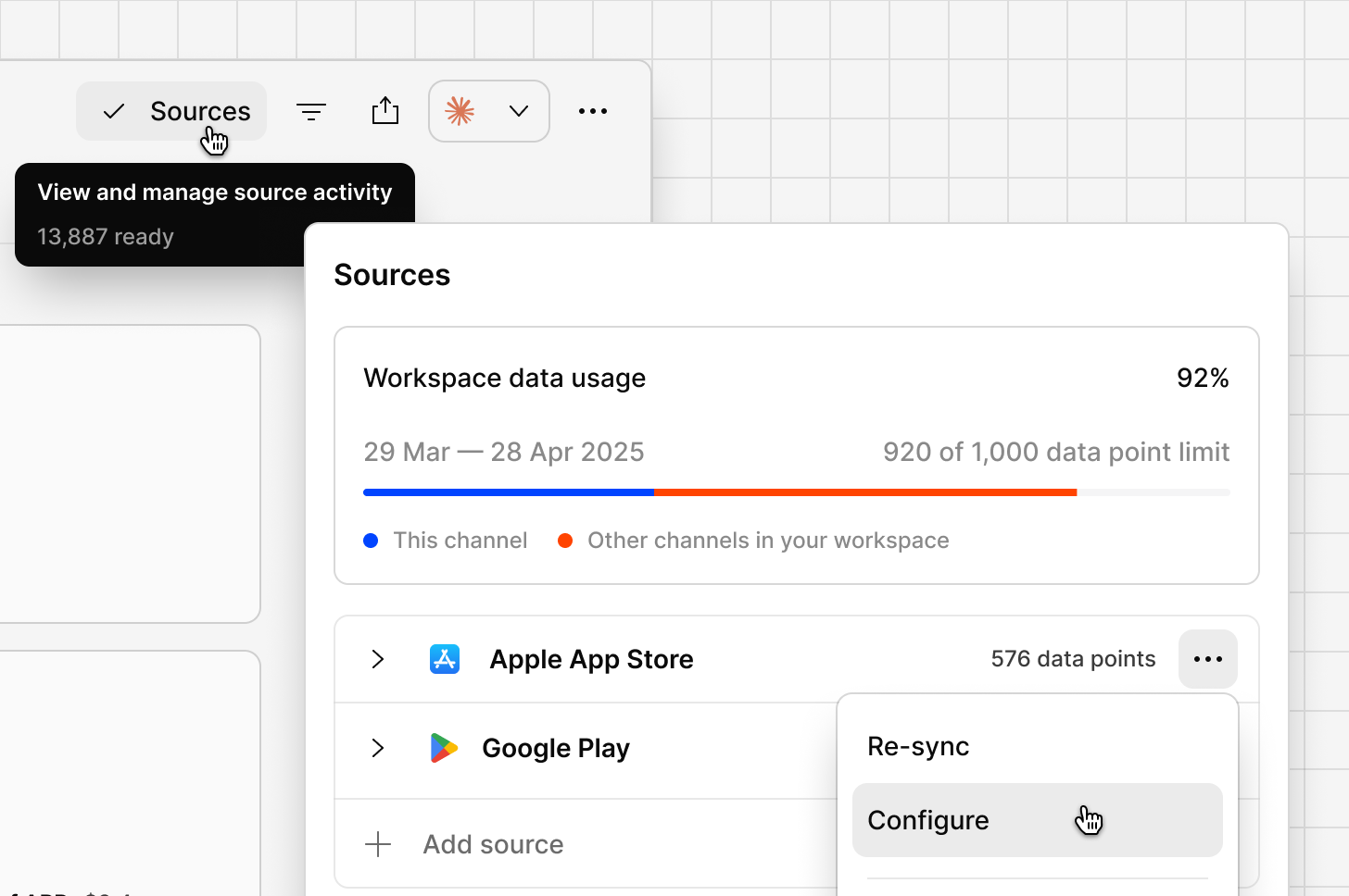 Configure Source
