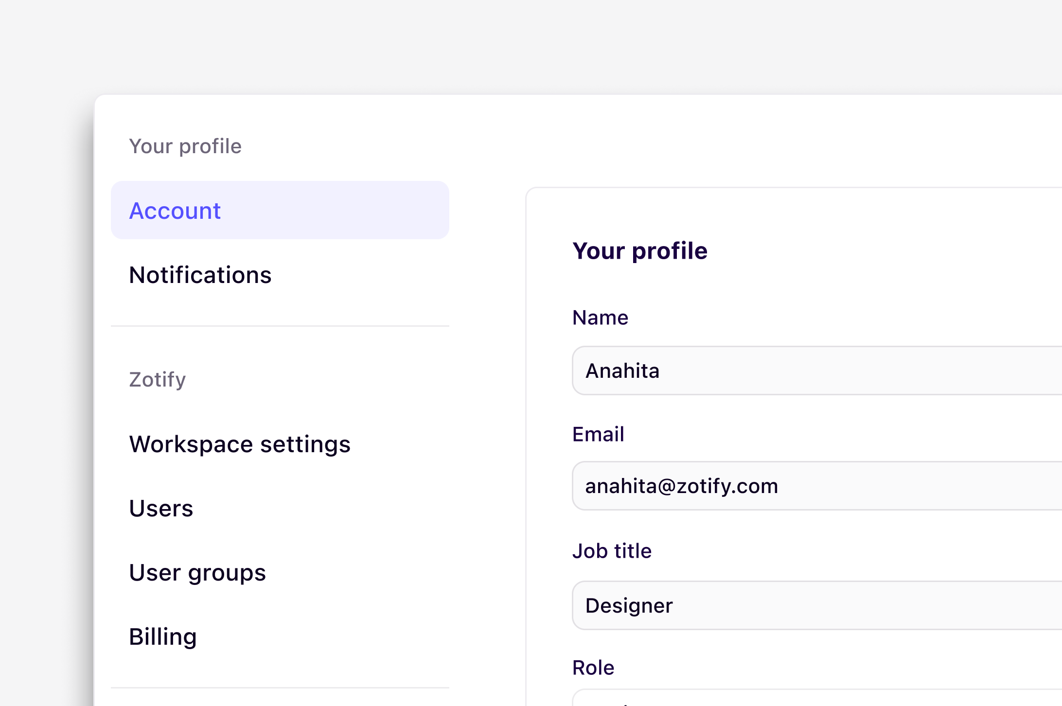 Account Settings Hero 2 Pn