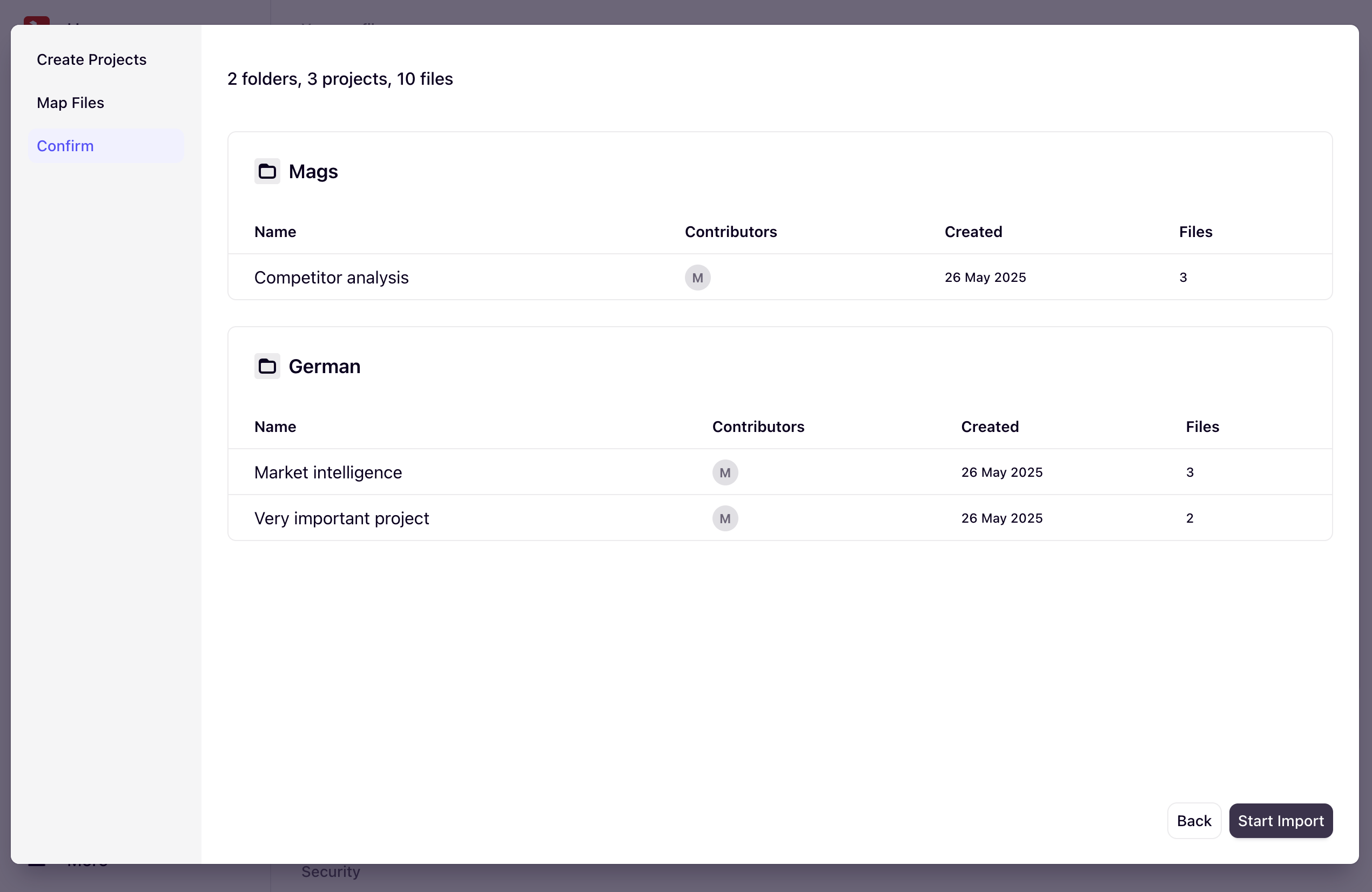 Confirmation Setup Pn