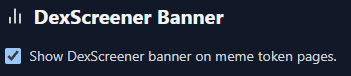 Dex Screener Banner