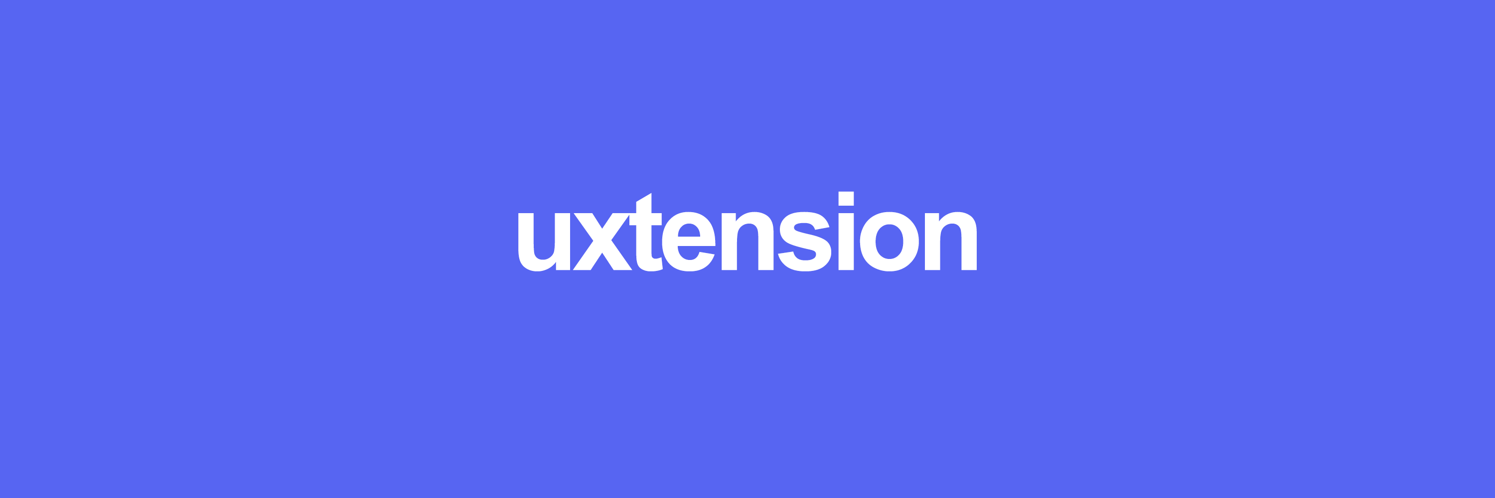 Uxtension Banner