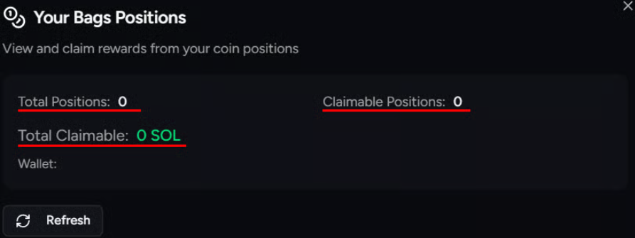 BagsApp Twitter Fee Split