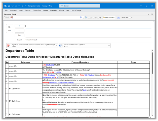 Departures table in email body.png