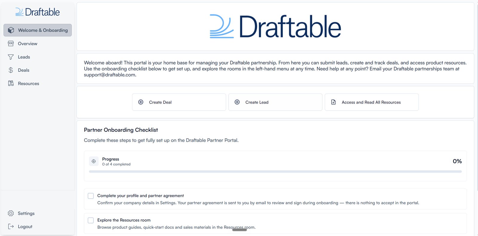 JourneyBee partner portal dashboard