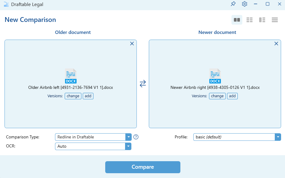 Running comparisons with files from NetDocuments and saving outputs to ...