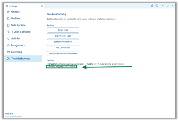 troubleshooting log CEF setting.png